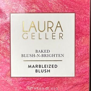 Laura Geller Baked Blush-N-Brighten Marbleized Blush - NEW - SUNLIT ROSE